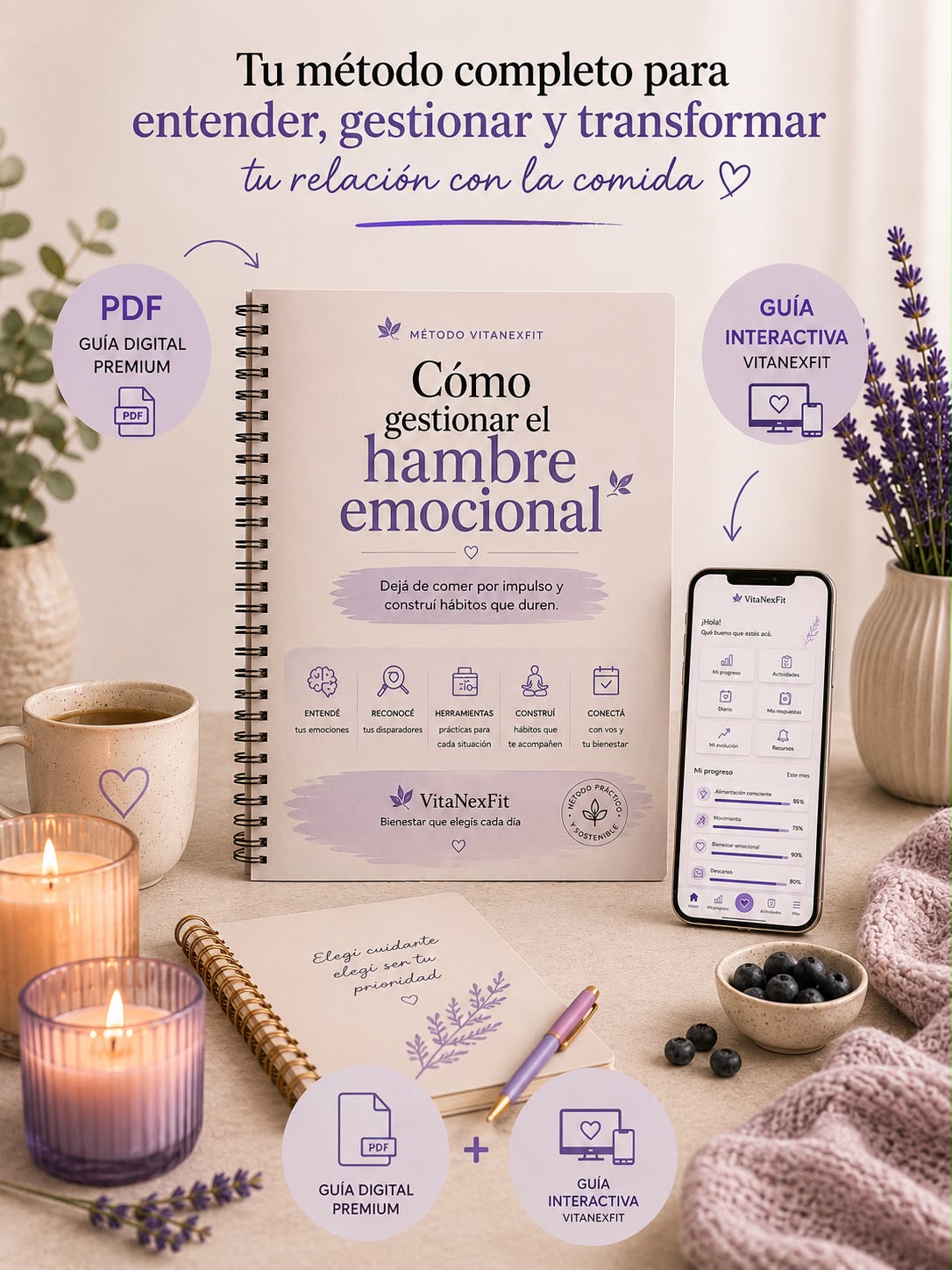 Metodo VitaNexFit - Como gestionar el hambre emocional